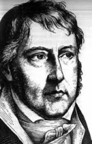 George Willhelm Friedrich Hegel