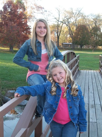 Had pictures taken with my sister at Crystal Springs