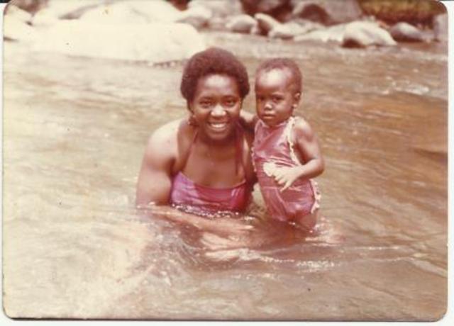 de paseo con mi mamá