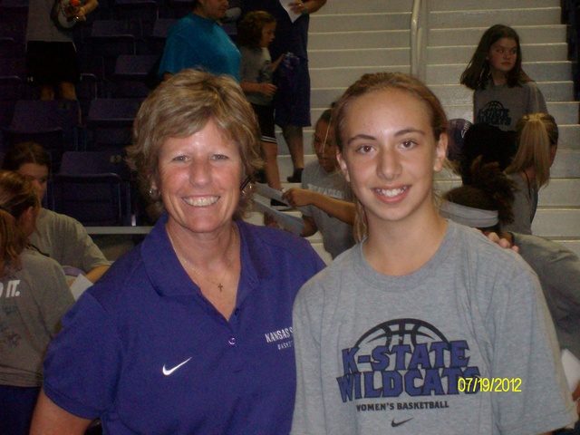 Went to the kstate basketball camp