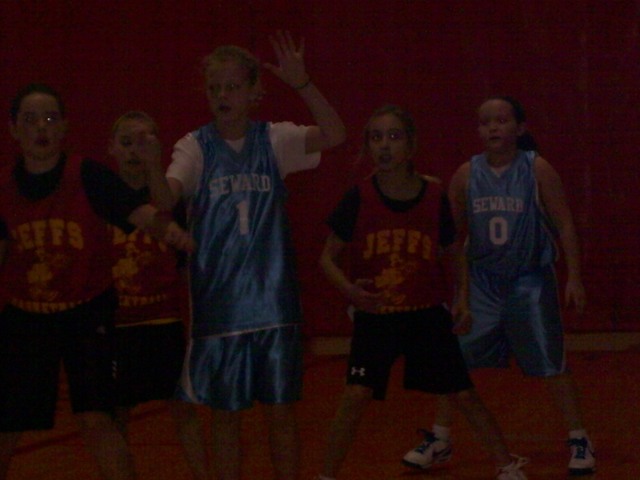 played in first basketball game.