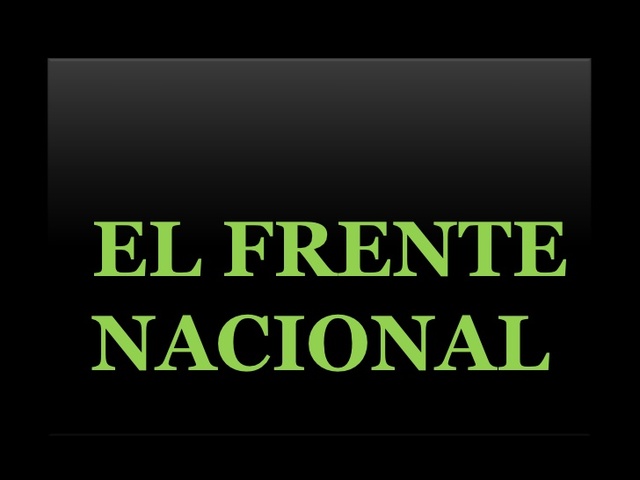 frente nacional