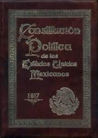 Promulgación de la Constitución de 1917