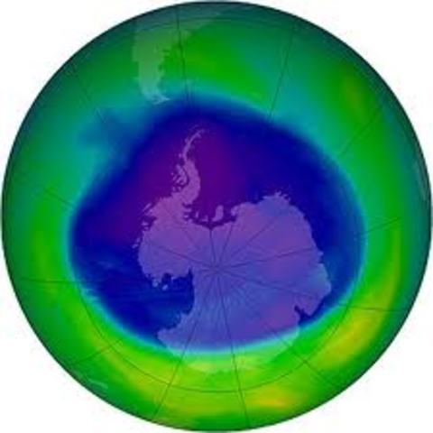 When the ozone layer  first occured