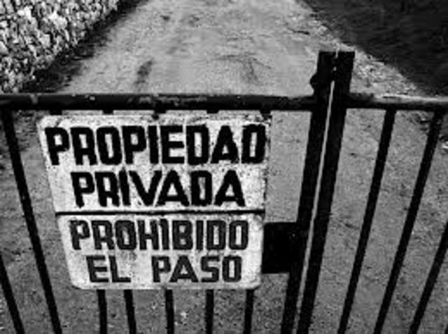 Creación de la propiedad privada