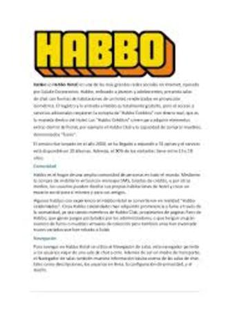 HISTORIA- 2000: HABBO