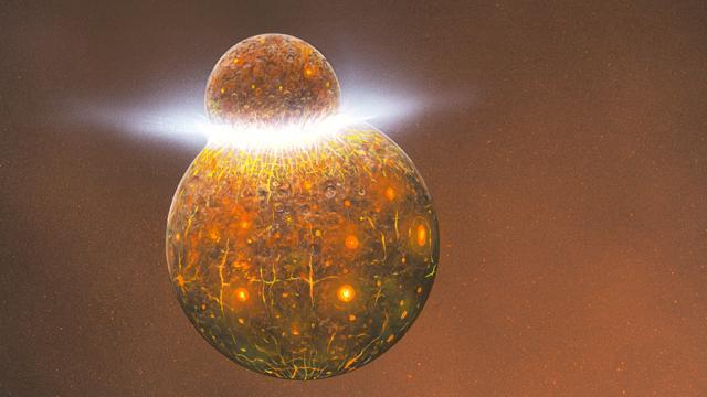 when the moon formed