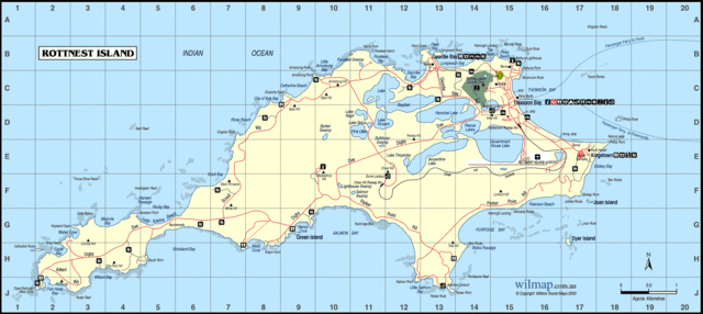 Rottnest Island, off the coast of Perth
