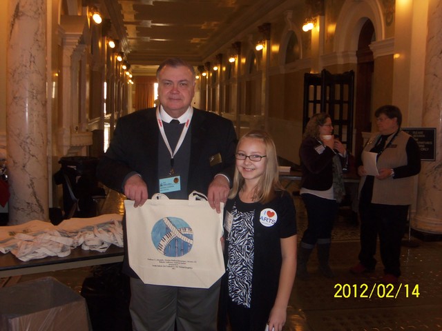 Went to Pierre, South Dakota, for Arts Day