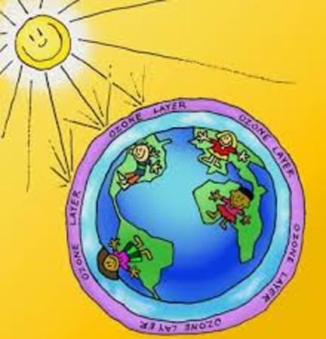 The Oxone protects what  percentage of the Earth?