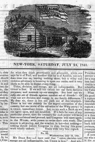 Horace Greeley, 1841