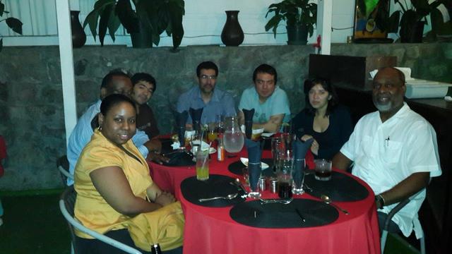 Reception in Dominica