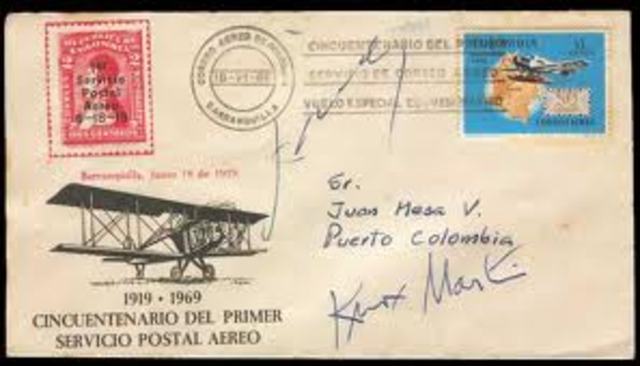 primer sistema postal