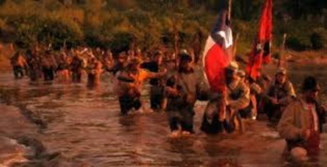 Lee cruza el Potomac.