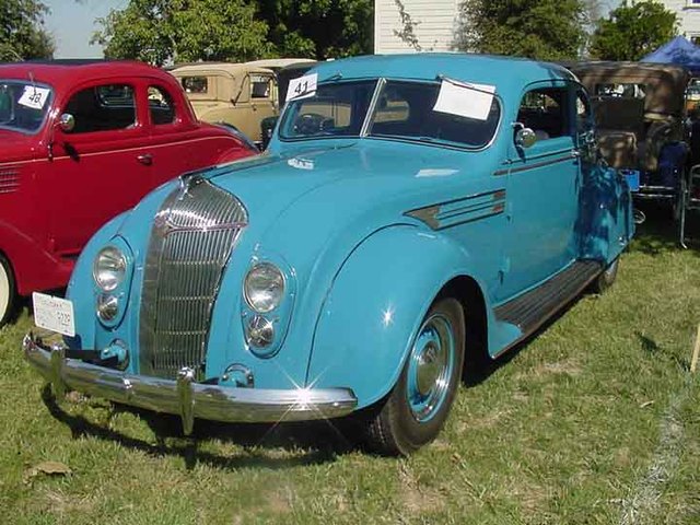 el super aerodinámico Chrysler Airflow y De Soto Airflow
