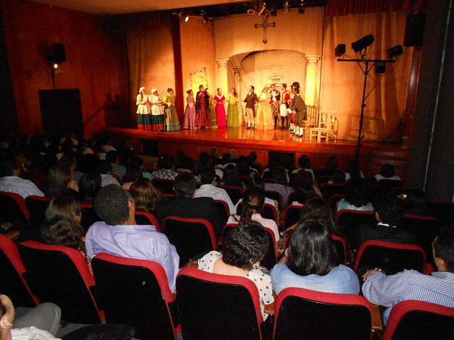 Funcion BODA DE LAS VARGAS, Auditorio JUAN PABLO II, Universidad Pontificia Bolivariana