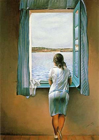 Muchacha en la ventana