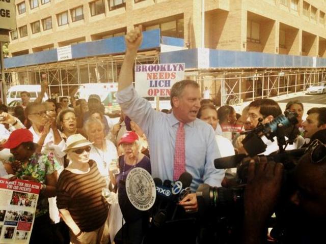 De Blasio Secures Temporary Restraining Order to Block Closure of Long Island College Hospital