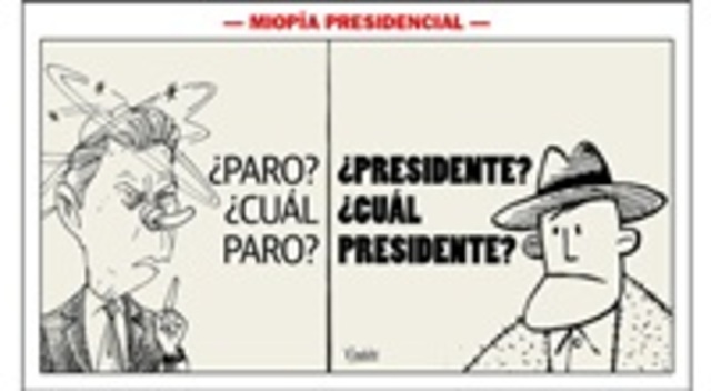 El presidente dice que no existe el paro nacional