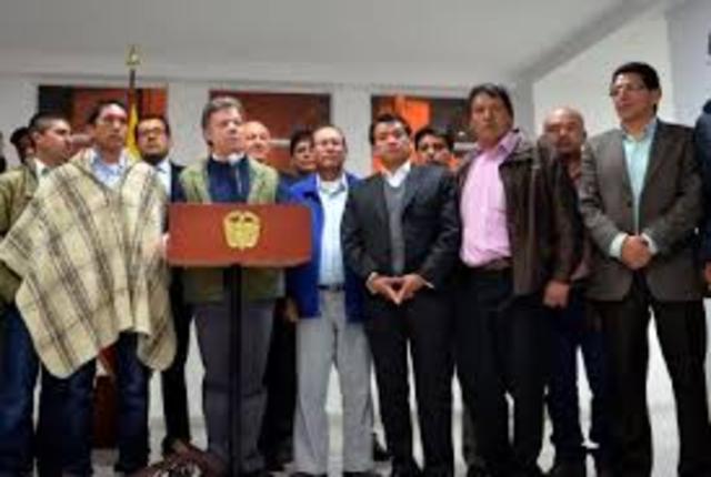 DIALOGOS CON LOS LIDERES DE PROTESTAS