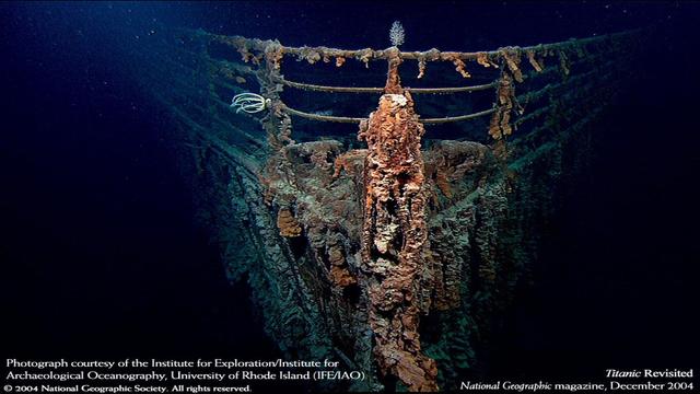 TITANIC WRECKAGE FOUND