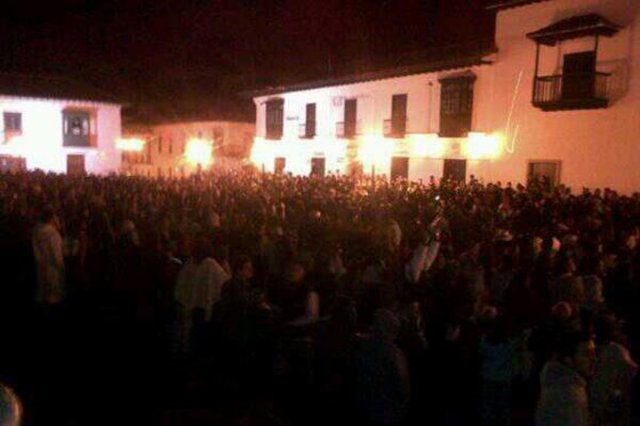 se dio la mayor concentracion de personas de acuerdo con el paro agrario