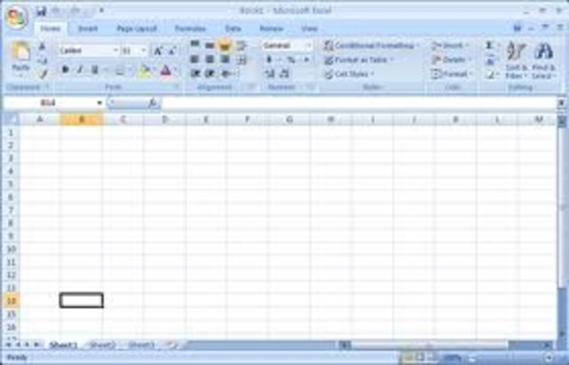 First Electronic Spreadsheet