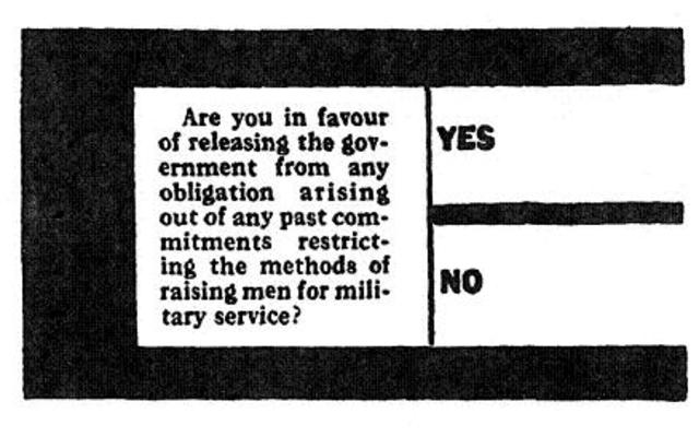 Canadian conscription plebiscite