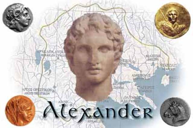 Alexander advanced on Egypt.
