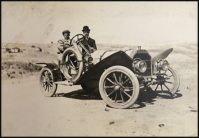 European engineers played around with motor powered vehicles