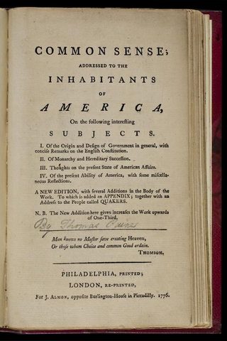 Thomas Paine's Common Sense