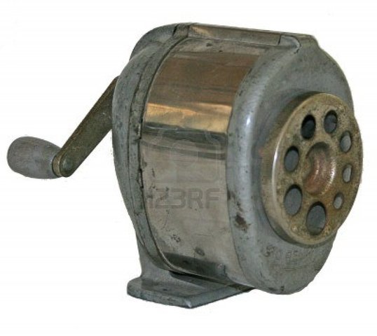 Tool used to sharpen pencils, color pencils