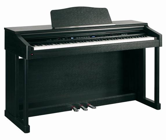 First time playing an electric piano.