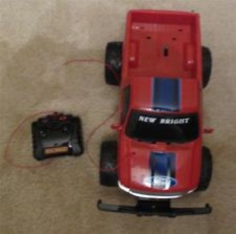 First time using a remote control car.