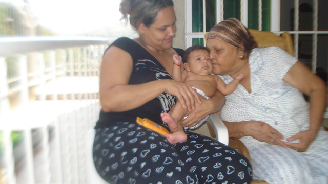 I met to my great-grandmother she was loving and my ant she was a little annoying but cheerful person