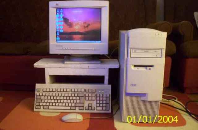 Juan García, primer contacto con un computador