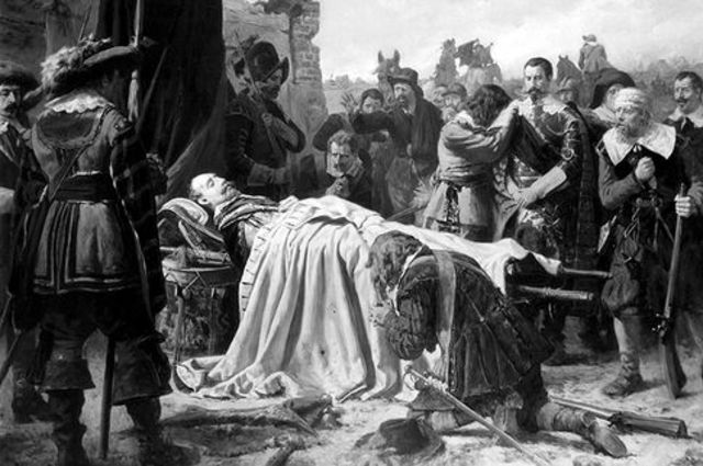 Gustav II Adolf stupar, Slaget vid Lützen