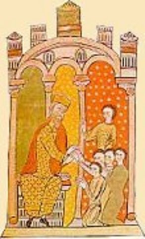 Pere el Cerimonios acaba la seva cronica