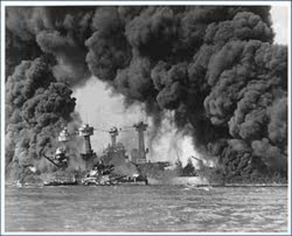 Japan Attacks US Navy at Pearl Harbor