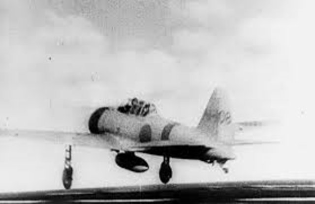 japan's attack on pearl harbor.