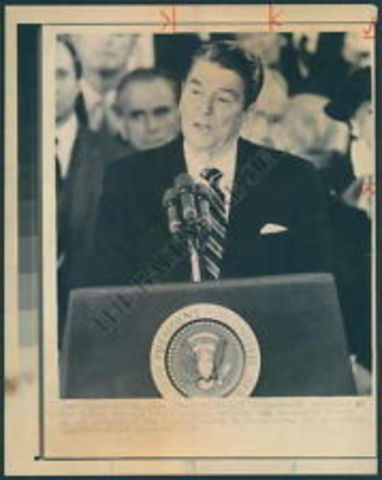 The Inauguration of Ronald Reagan