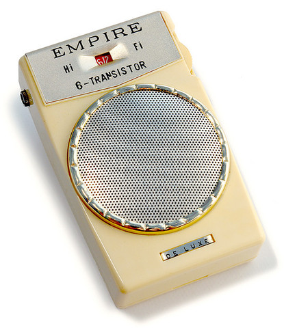 pocket transistor radio introduced