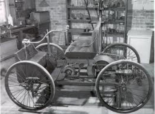 Karl bens invents the first car.