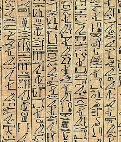 EGYPT heiroglyfic script devlops