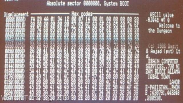 BRAIN EL PRIMER VIRUS PARA LOS ORDENADORES