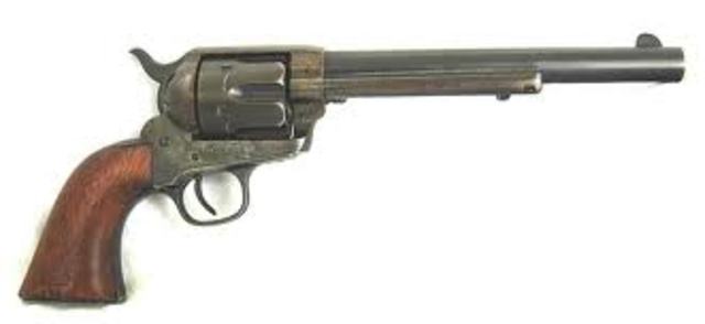 Sam Colt receives patent for Colt revolver