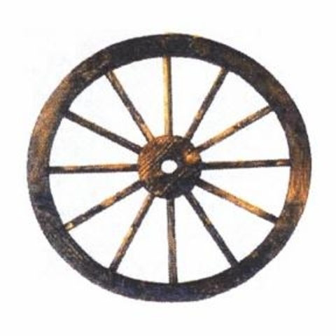 MESOPOTAMIA wagon wheel is invented