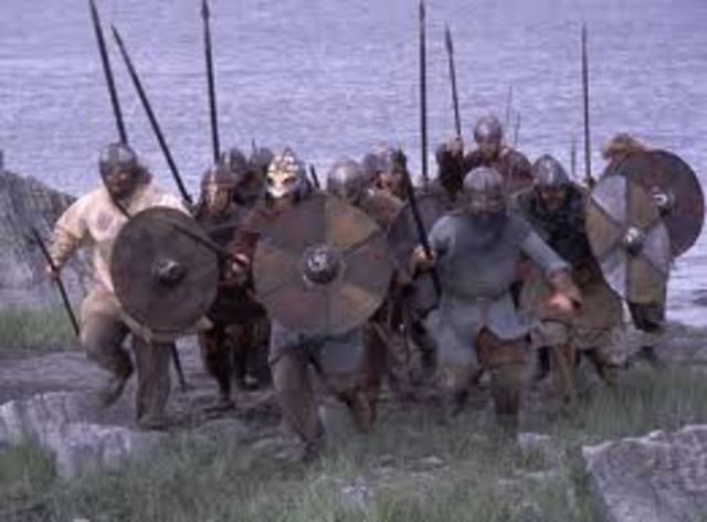Vikings start raiding Ireland.