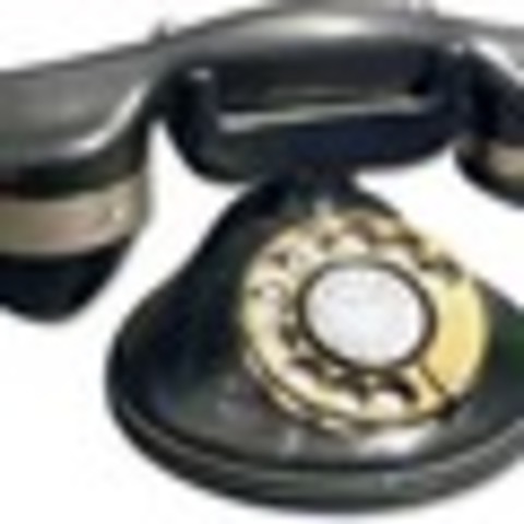 Round Base Rotary Dial Monophone