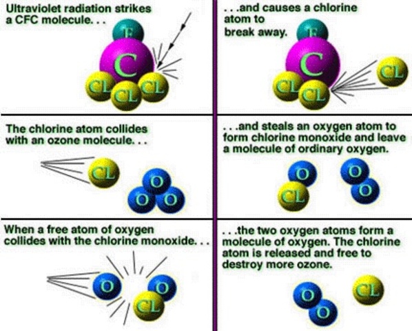 Chloroflourocarbons